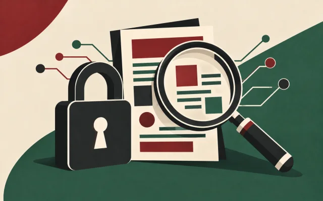 Illustration conceptuelle : sécurité numérique