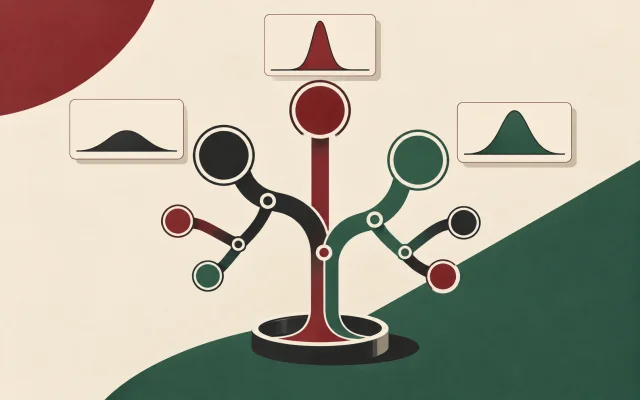 Illustration conceptuelle : hasard et probabilités