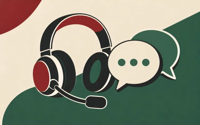Illustration conceptuelle : assistance clientèle