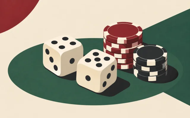 Illustration conceptuelle : jeux de dés