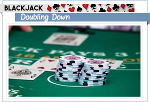blackjack doubling down