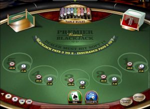 bonus blackjack screenshot