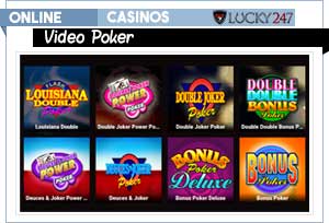 lucky247 casino video poker