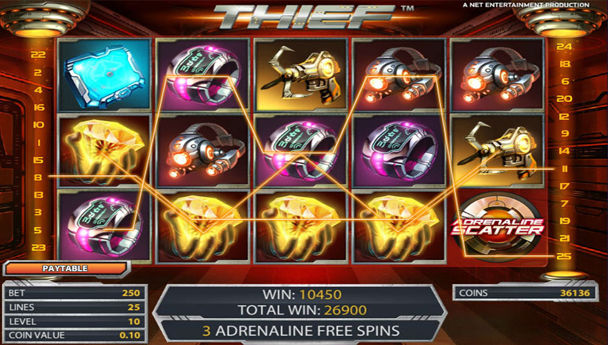 thief slot screenshot