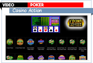 video poker casino action