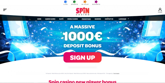 Spin Casino Review - Bonuses, Free Spins, Banking, Games and Support